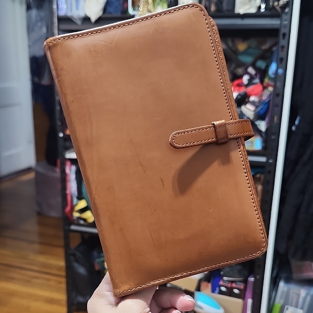 Coach Vintage Leather Binder